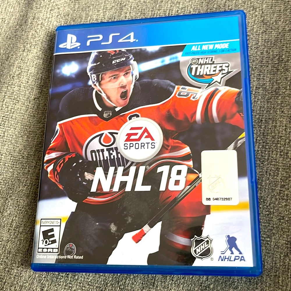PlayStation 4 NHL 18 video game